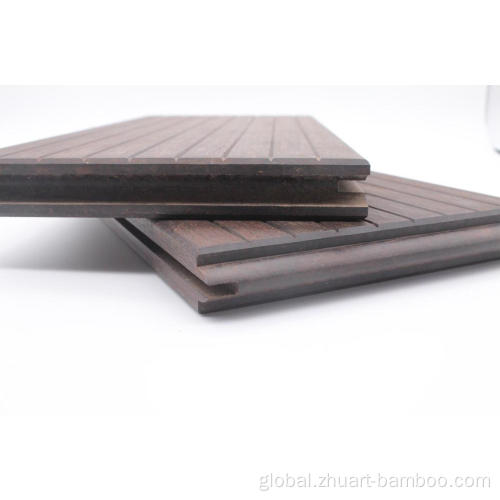 Economic-solid Wood of Bamboo Decking Nature beauty bamboo outdoor dark decking -v groove-20 Factory